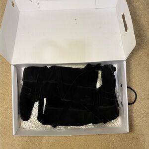 Aldo Black Suede Tall Boots size 36